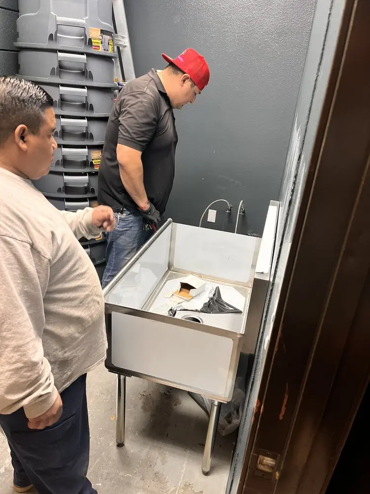 Commercial plumbing and sink installation in Apopka